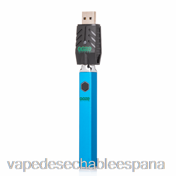 Vape Desechable España Ooze Quad Flex Temp 500mah Bateria Azul